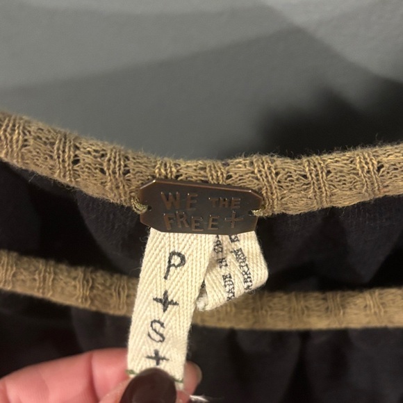 Free People womens 3/4 sleeve top size small - Picture 4 of 6